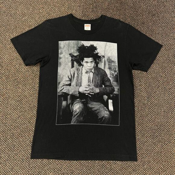 RARE Supreme X Jean Michel Basquiat Portrait T-shirt Size M